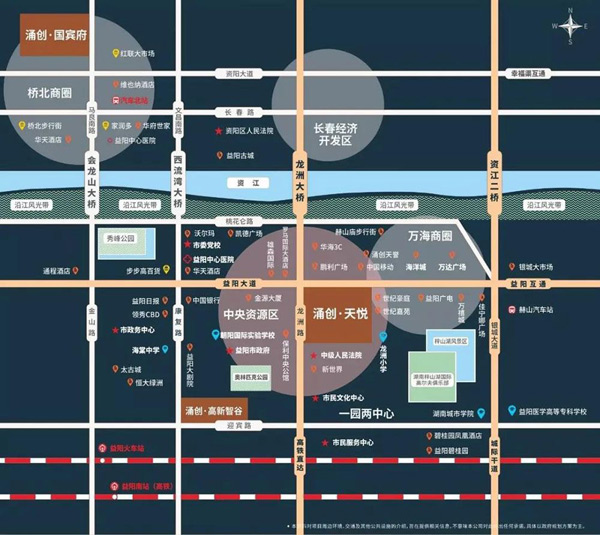 看地段,益阳涌创天悦楼盘如同一颗耀眼的明珠