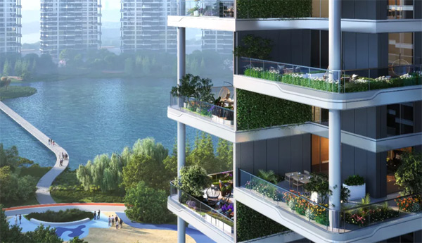 近期,汉寿第四代生态住宅售楼大厅盛大开放