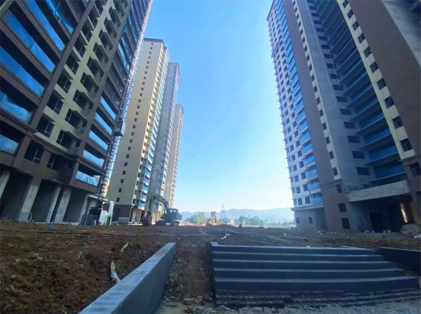 桃江诚信御景园施工进度：稳步推进，家园渐现