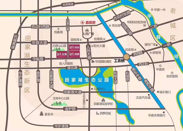 华容北岸尚都：双公园旁准现房，触手可及