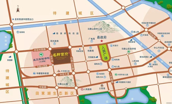 名邦首府：50%绿化低密度，畅享杏花山路学府生活