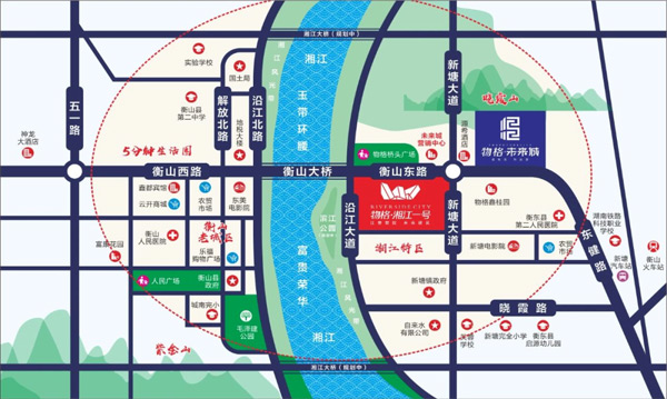 衡东物格未来城：2万首付月 2153元，开启江景生活