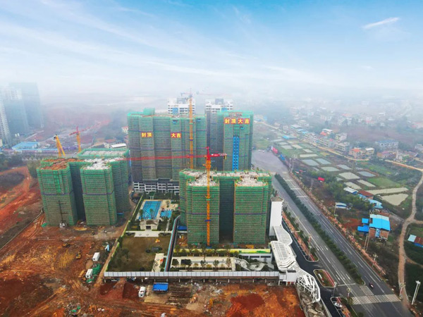合兴新城施工动态：常宁项目稳步前行，滨水大境渐成