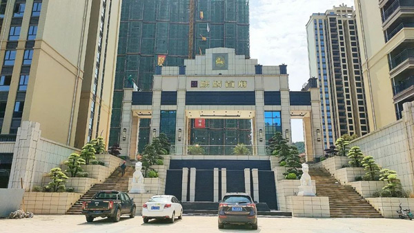 桂阳麒麟首府施工进行时：园林与楼栋同步建设，即将交付