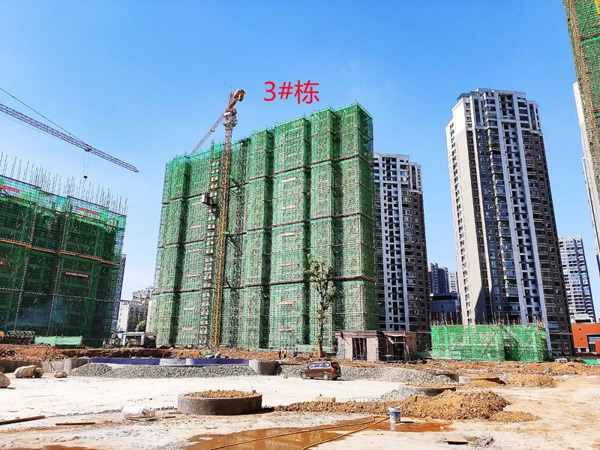 桂阳金麟府：现场施工有序，宽楼间距小区可期