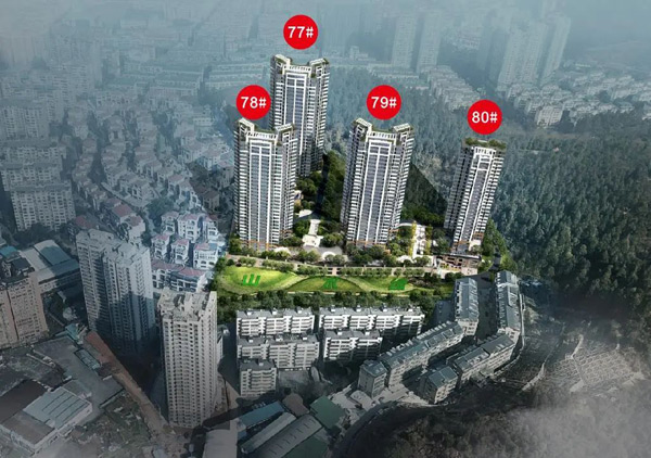 锦泰山水缘：6500元均价下，四开间朝南户型与高得房率优势