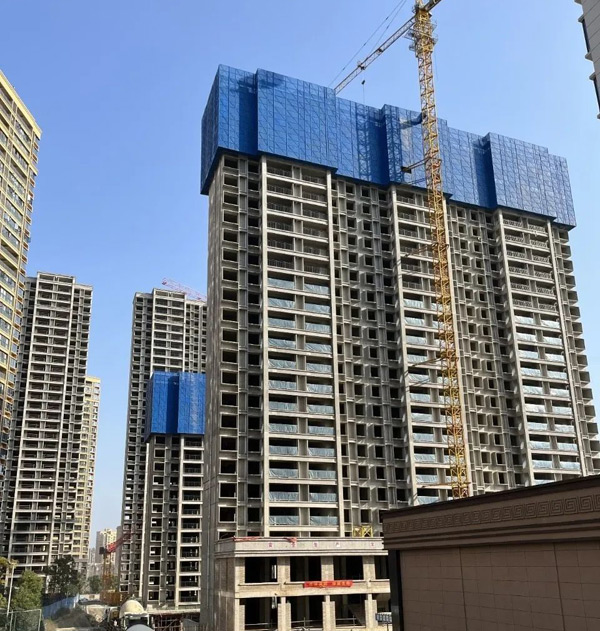 锦康剑桥郡：28万㎡新中式纯板楼，施工进度与品质齐飞