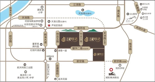 株洲融城枢纽红盘！华晨浪琴湾近邻二中，私享10万㎡公园