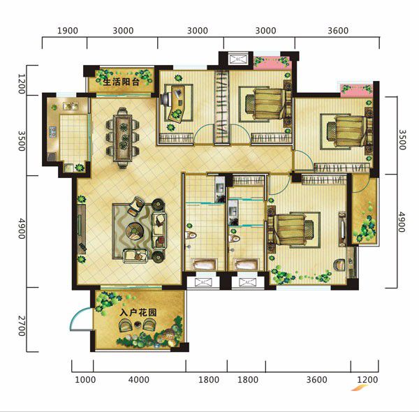 安乡县汇金国际城D户型