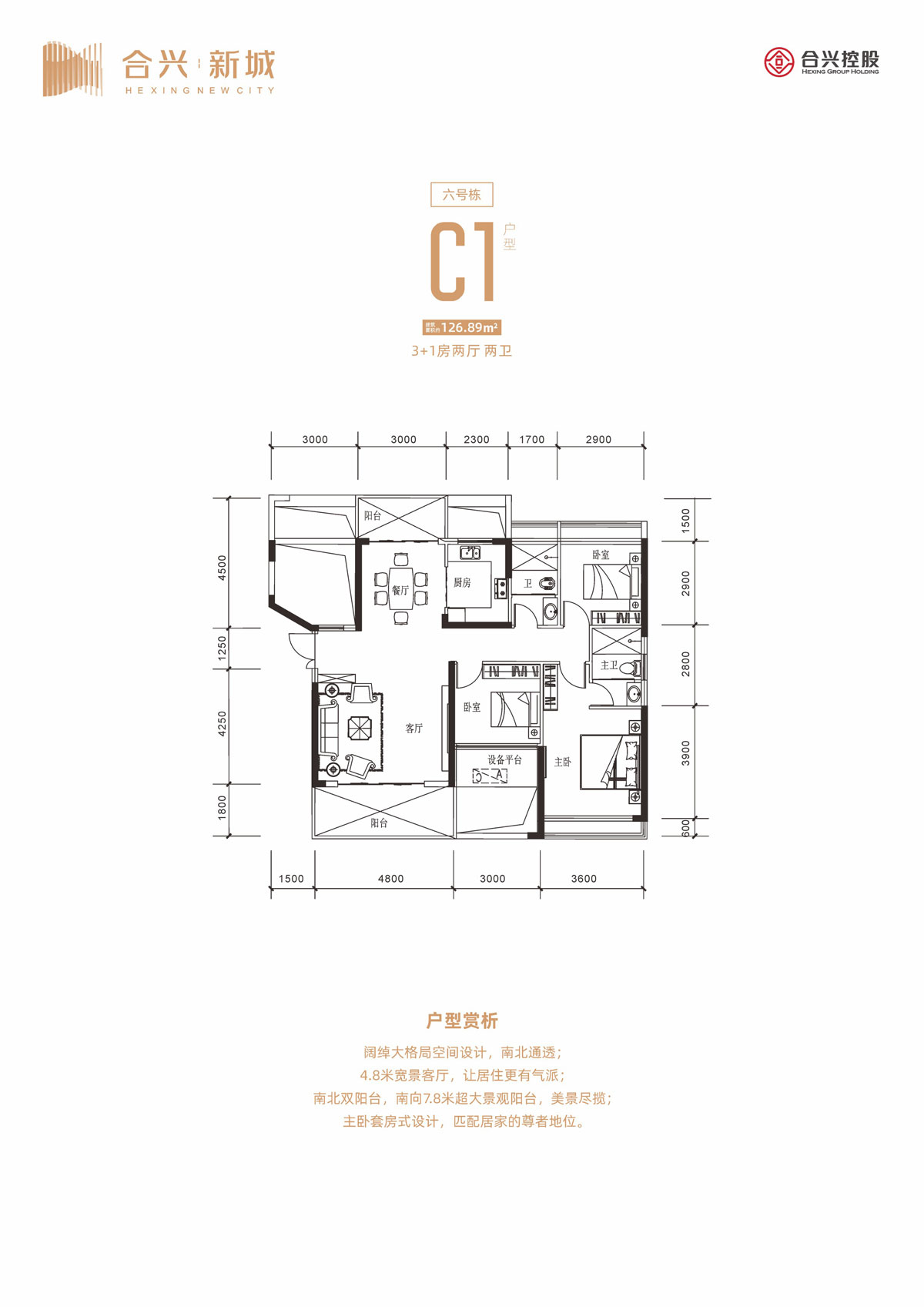 临澧县合兴新城C1户型