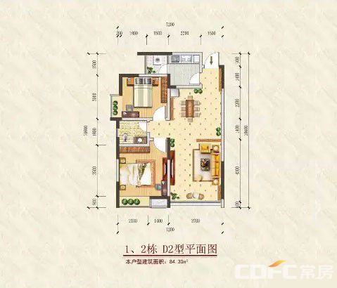 临澧县第一书香D2户型