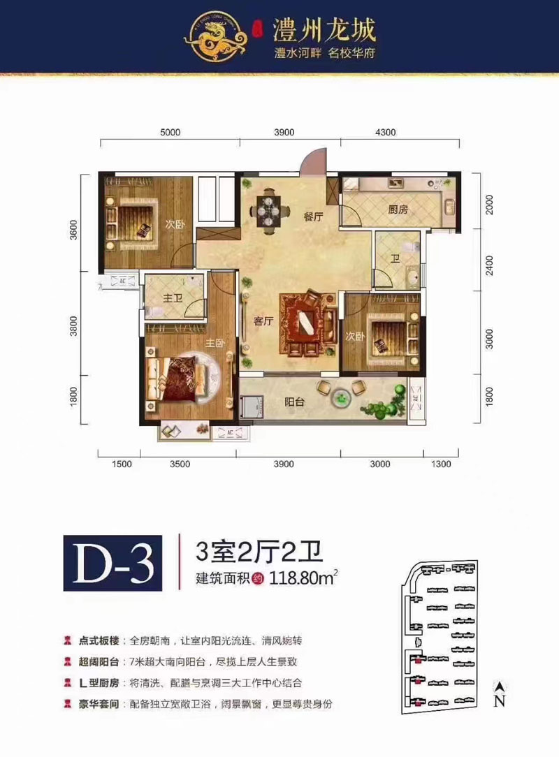 澧县澧州龙城D3户型