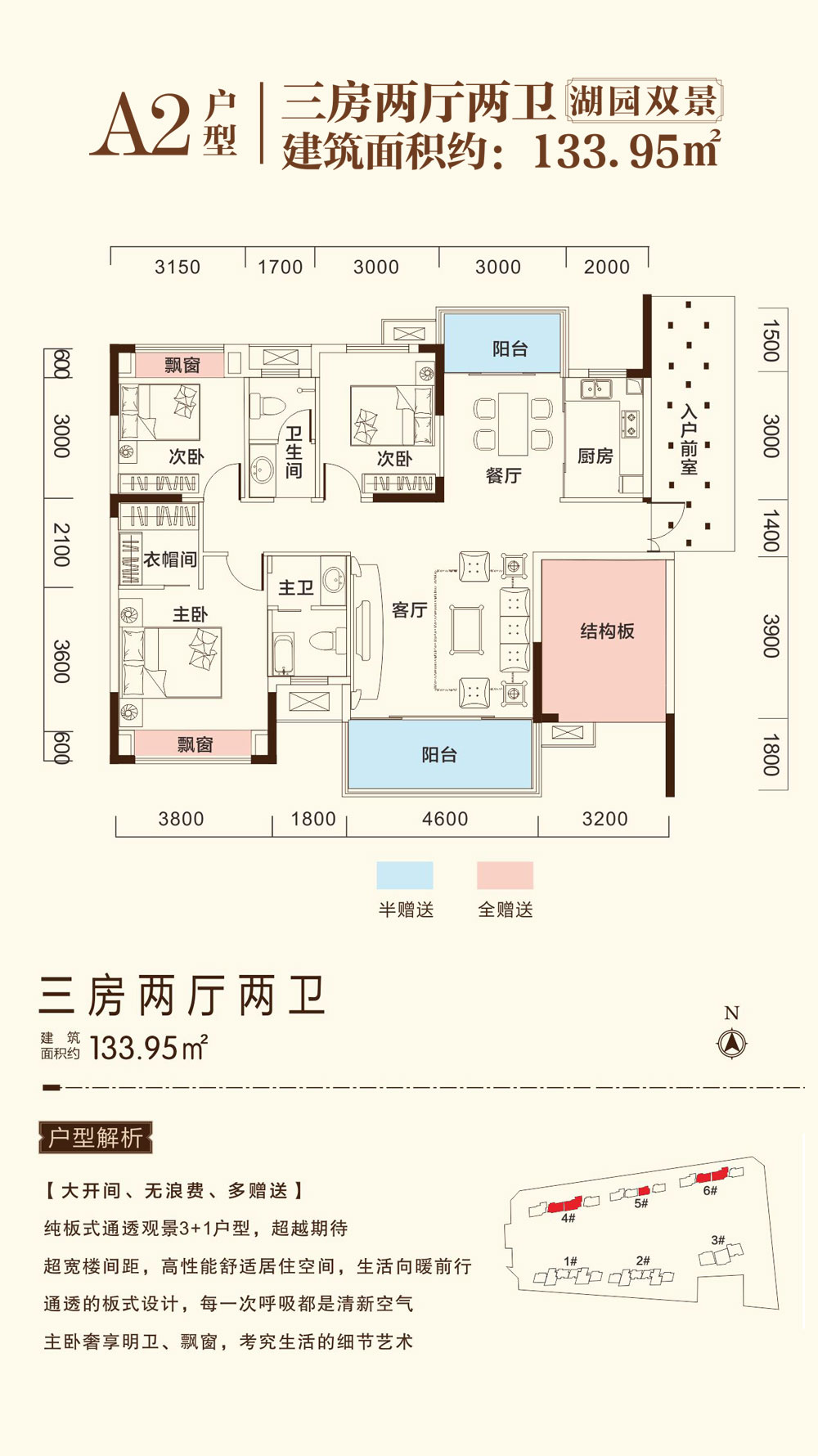 津市六合城A2户型
