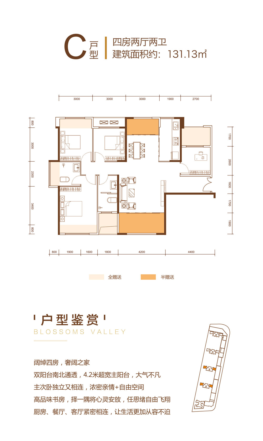 常德市朝阳时光C户型