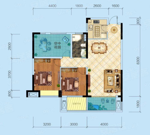 沅江市鑫海翰林府B1-2