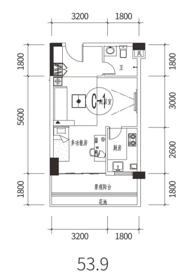桃江县清华府D户型