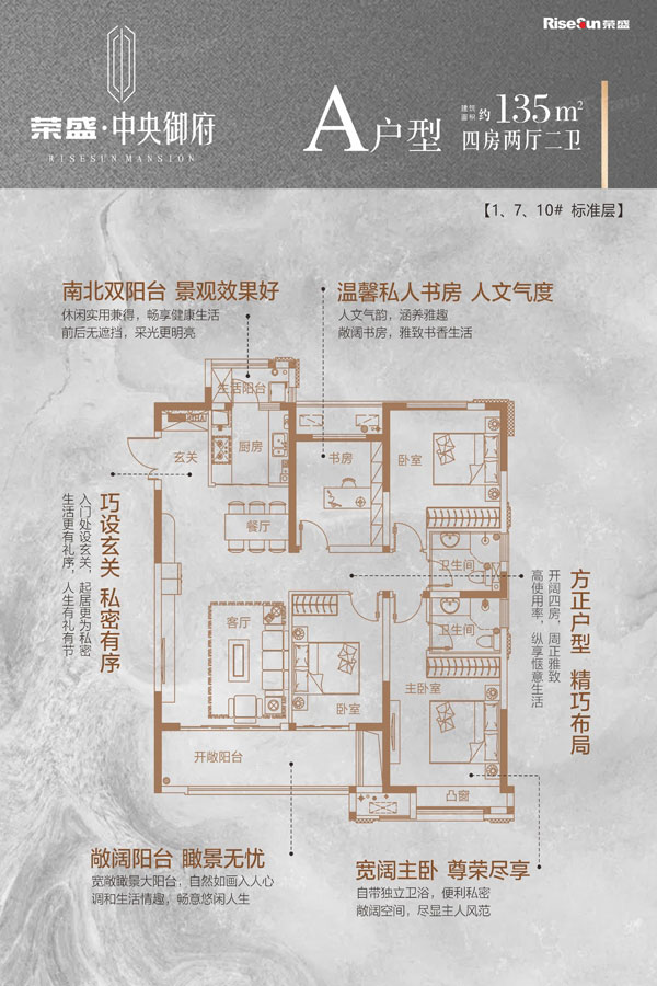 赫山区中央御府A户型