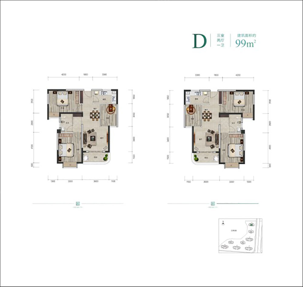 云溪区福天城D户型
