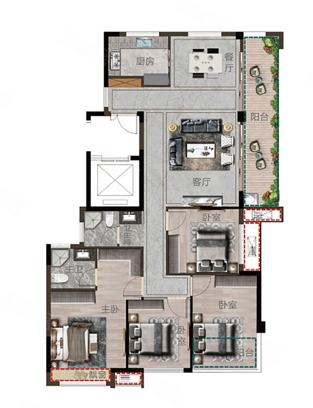 岳阳县大唐世家E户型