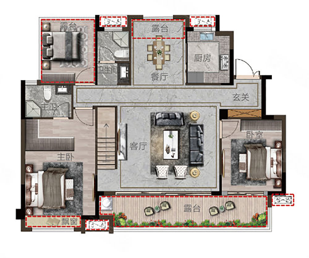岳阳县大唐世家F户型