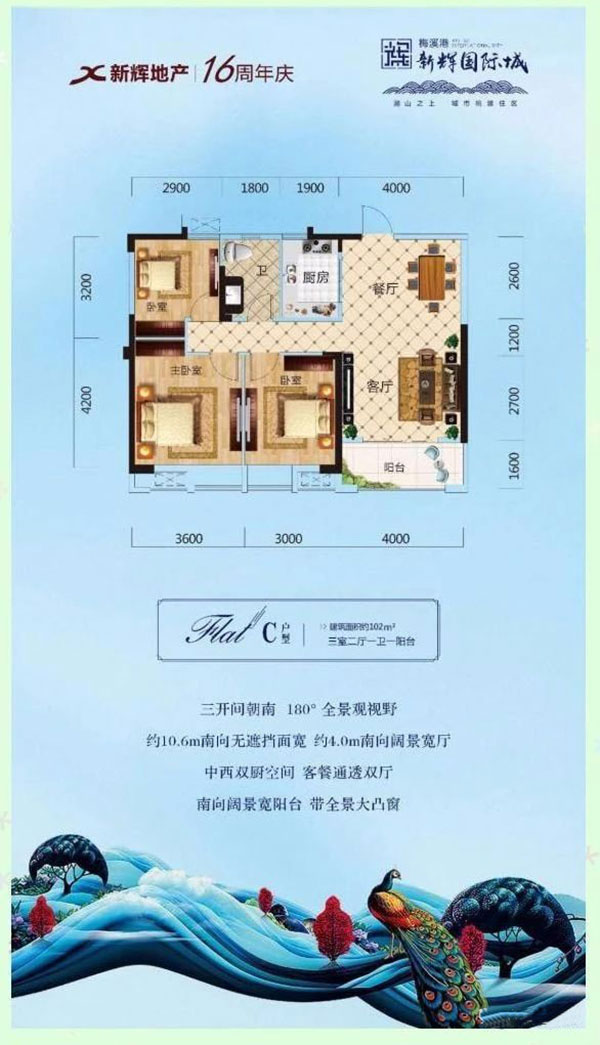 岳阳楼区新辉国际城C户型