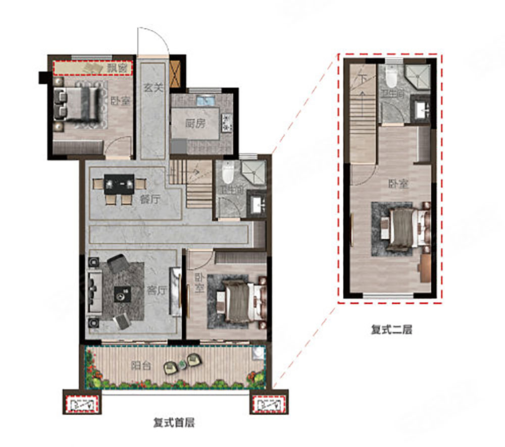 岳阳县大唐世家B户型