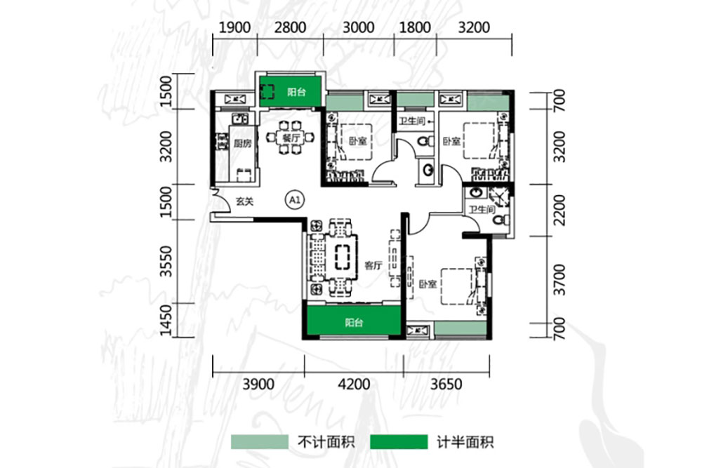 岳阳楼区锦绣新城锦里户型