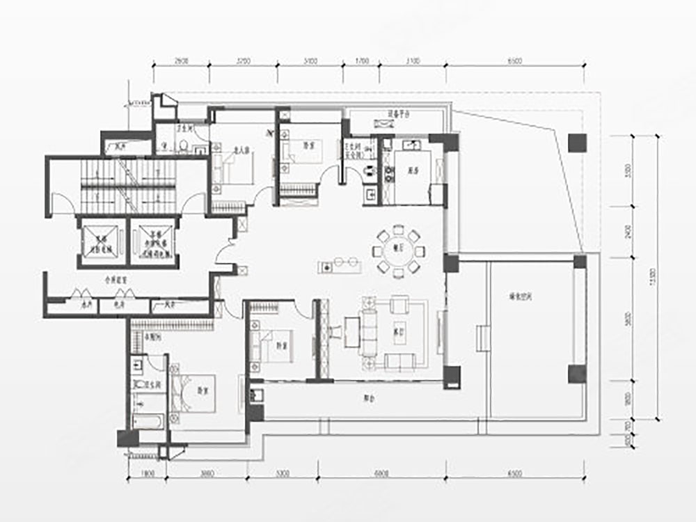 岳阳楼区金茂洞庭生态创新城A2大平层