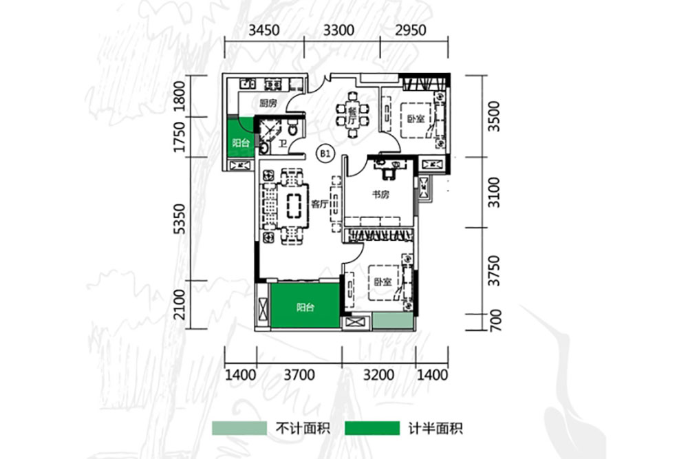 岳阳楼区锦绣新城锦上户型