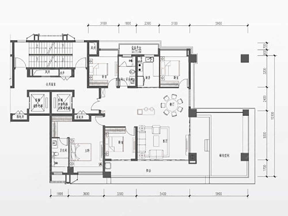 岳阳楼区金茂洞庭生态创新城B1大平层