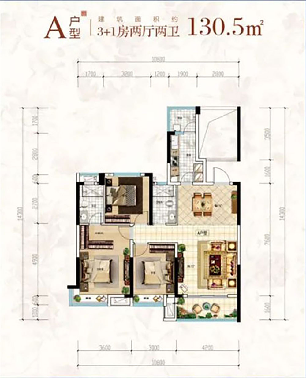 湘阴县文星御龙湾A户型