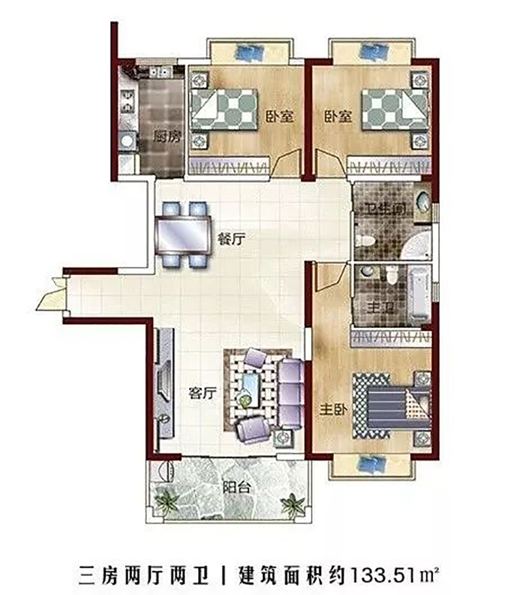 湘阴县和润金都B户型