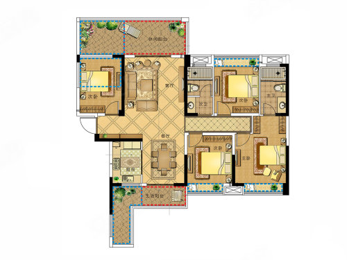 临湘市万象新城L户型