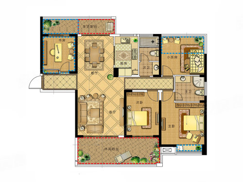 临湘市万象新城D2户型