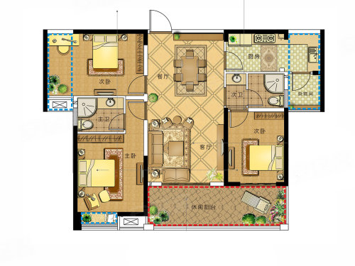 临湘市万象新城E户型