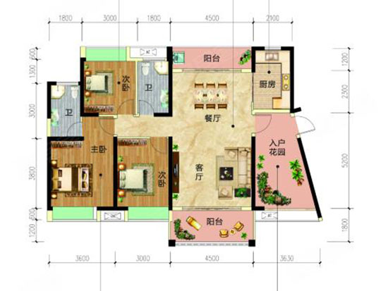 汨罗市港鑫龙城18B户型