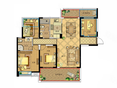临湘市万象新城D1户型