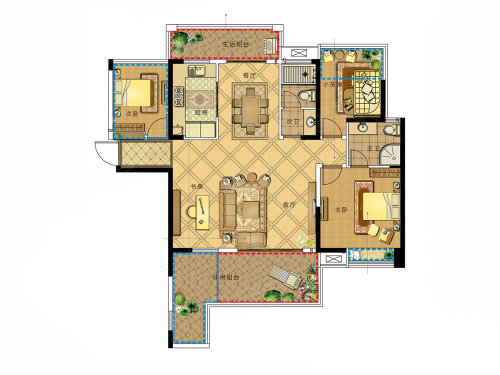临湘市万象新城B户型