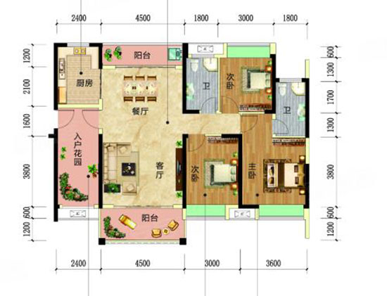 汨罗市港鑫龙城15D户型