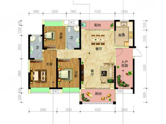汨罗市港鑫龙城17B户型