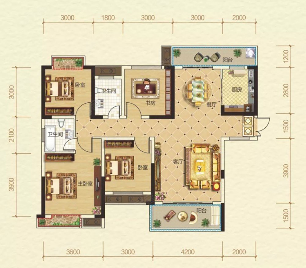 汨罗市西湖首府G户型
