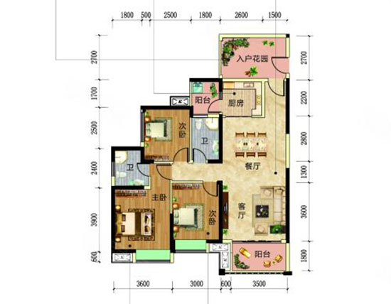 汨罗市港鑫龙城15B户型