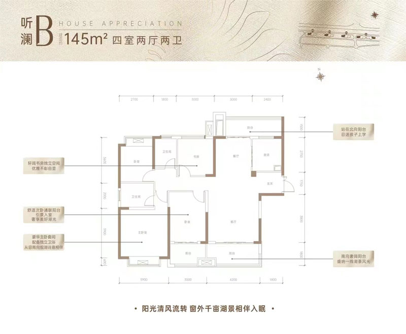 高新区新世界梓山湖B户型