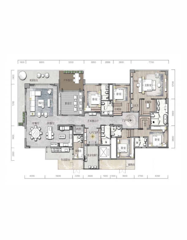 雁峰区汇方雁归来A户型
