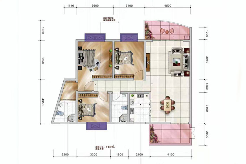 珠晖区东洲水岸豪庭6#栋户型