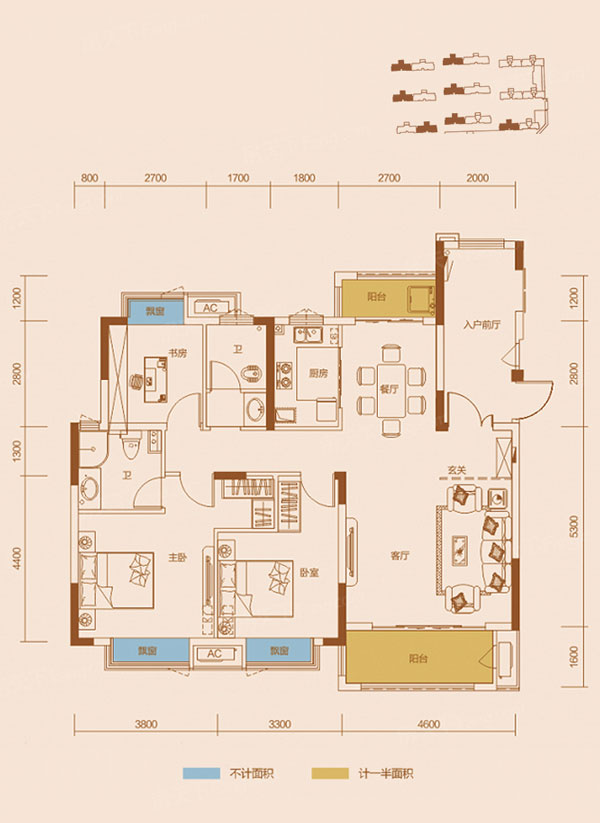 珠晖区中建和城壹品B户型