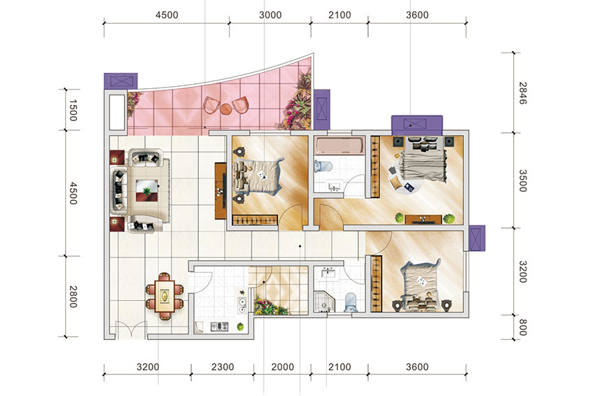 珠晖区东洲水岸豪庭4#栋