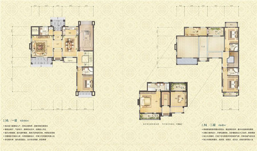 石鼓区耀江天鹅堡院墅M户型