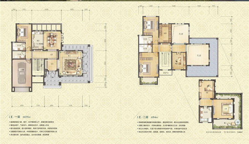石鼓区耀江天鹅堡院墅E户型