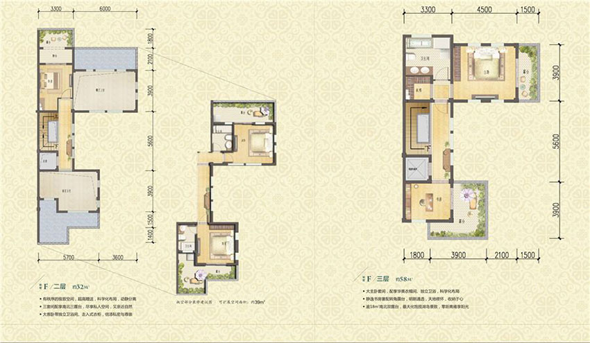 石鼓区耀江天鹅堡F户型